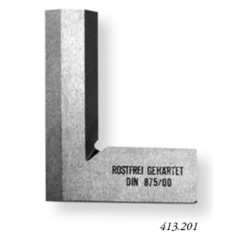 Precision steel square Type 401 - DIN 875/0