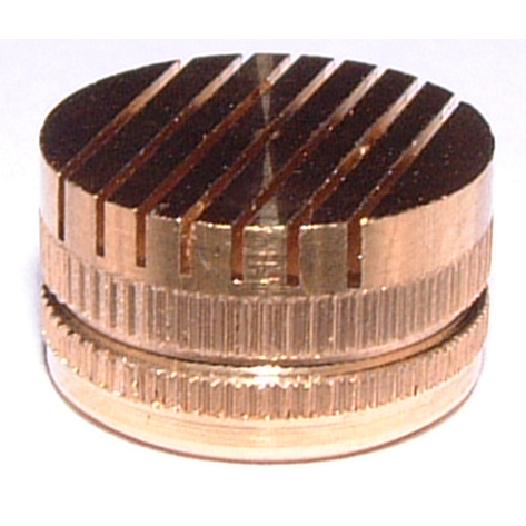Brass slotted vents with straight slots 0,2 mm
